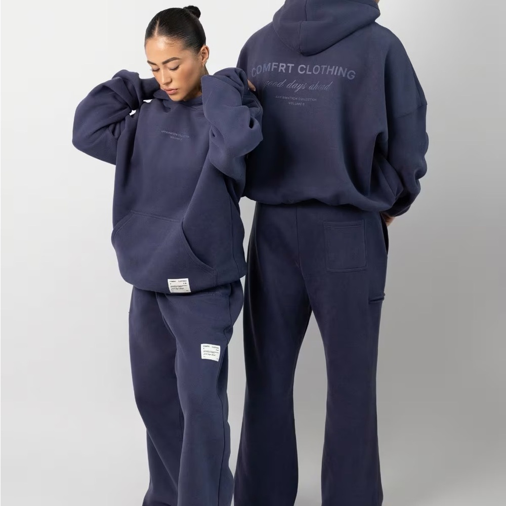 Comfort Clothing Men's Navy Hoodie and sweatpants Midnight NWT